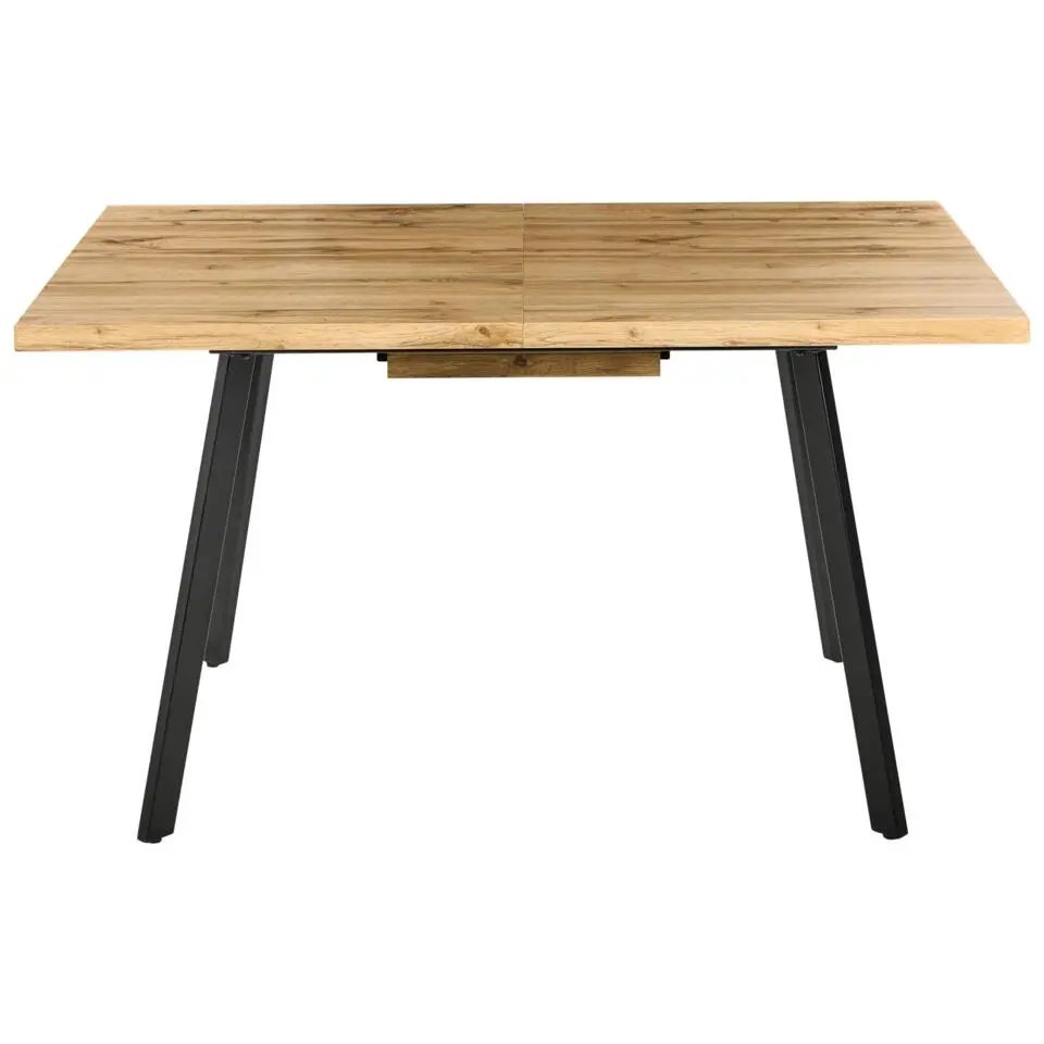 HARLOW - Uitschuifbare eettafel - Bruin - MDF