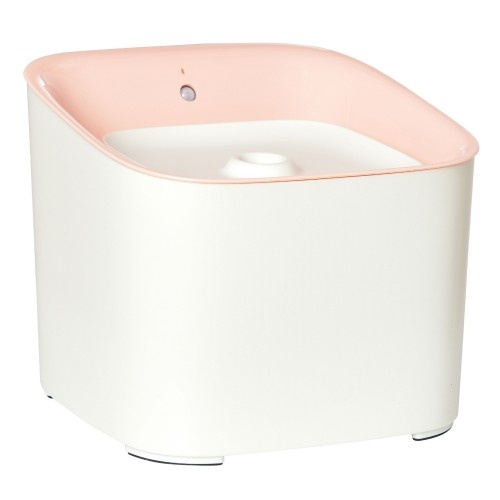 Fonte de água rosa PawHut para gatos