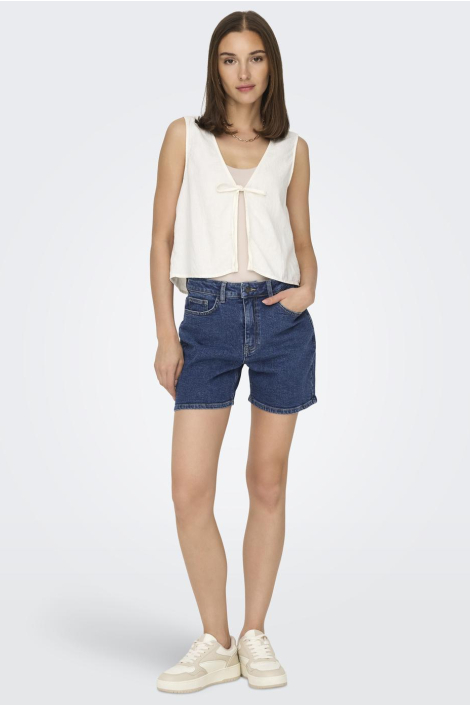 Jacqueline de Yong blauwe dames korte broek