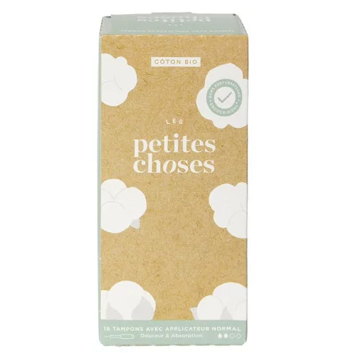Tampons Bio avec Applicateurs Flux Normal Les Petites Choses - 16 Unités
