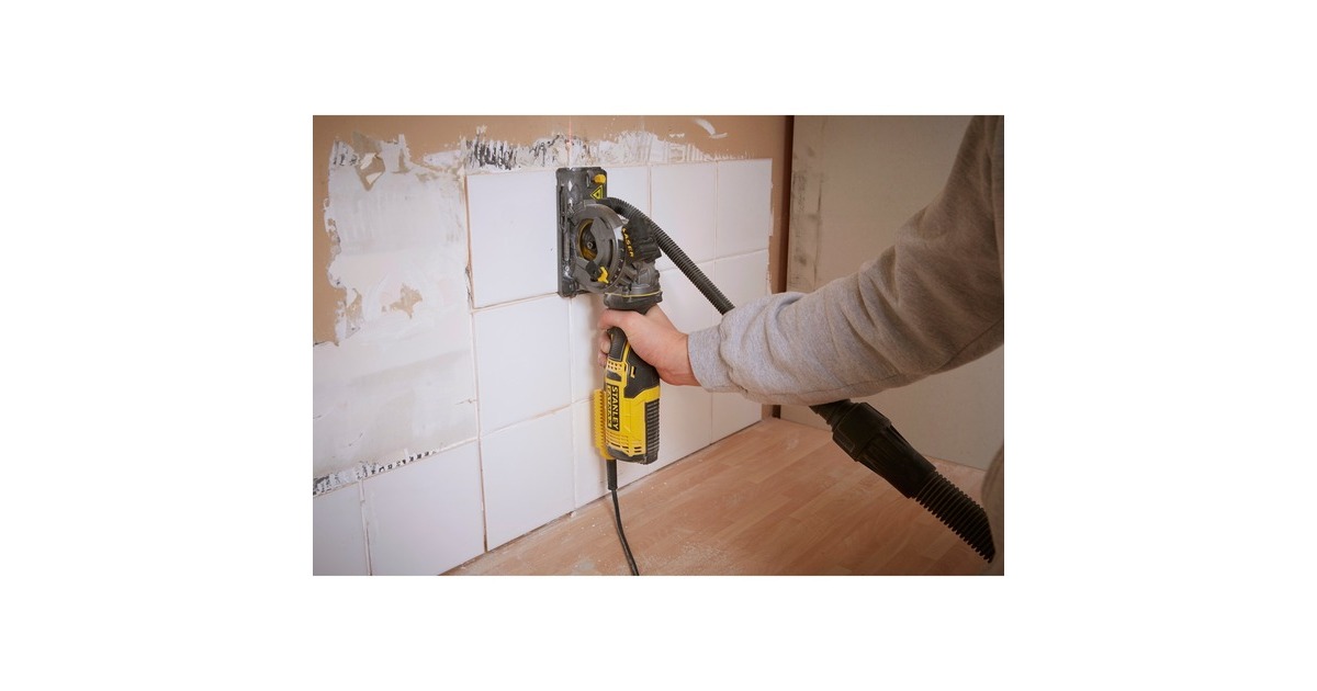 StanleyFATMAX 650W Multimateriaalzaag handcirkelzaag  (Geel/zwart, met koffer)