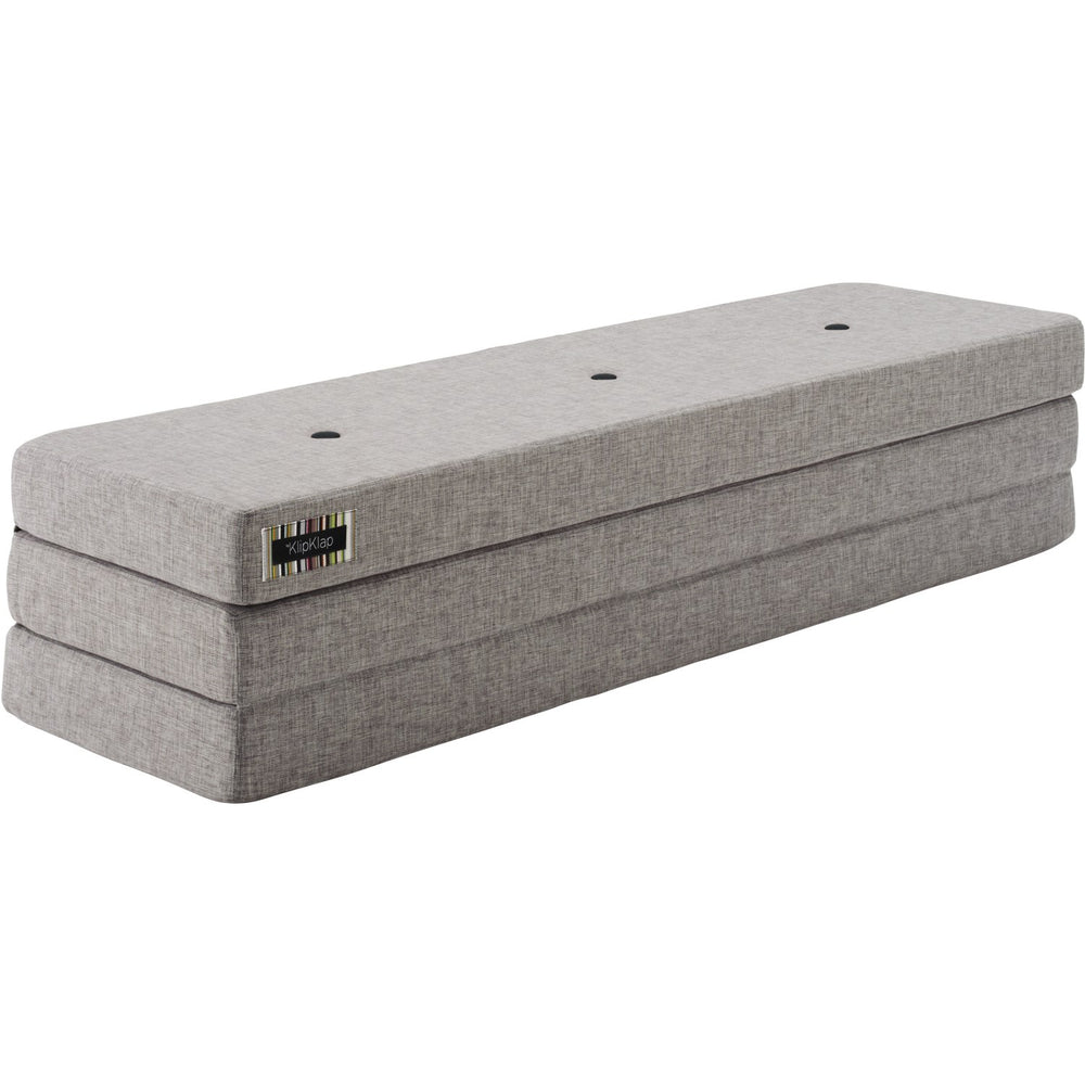 Køb by KlipKlap Legemadras 3 fold Multi Grey With Grey KK XL 200 Cm