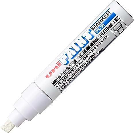 Uni - PX-30 - Olieverf Marker Pen - Wit - Breed (4-8,5 mm) - Pack van 1