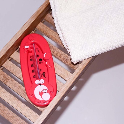 Thermomètre de bain Bleu/corail - TIGEX