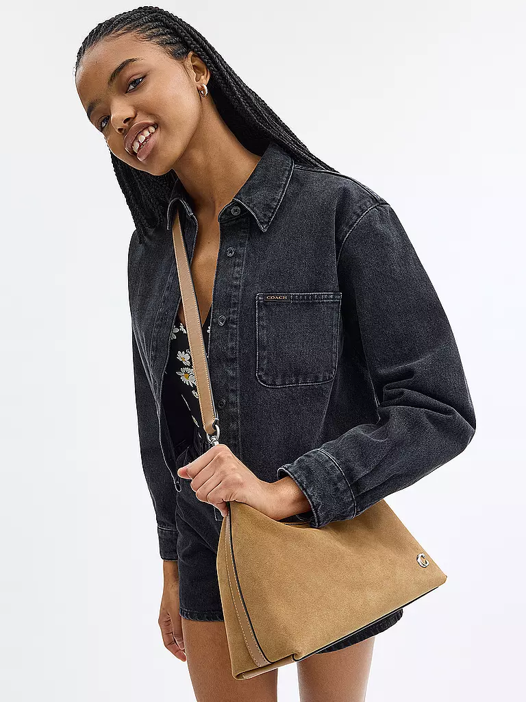 COACH Ledertasche - Umhängetasche JULIET camel