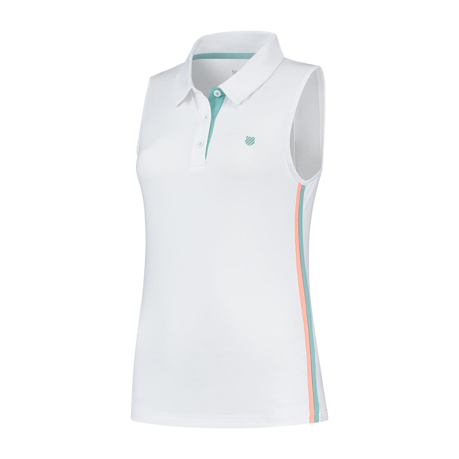 K Swiss Sleeveless Performance Polo Shirt Womens