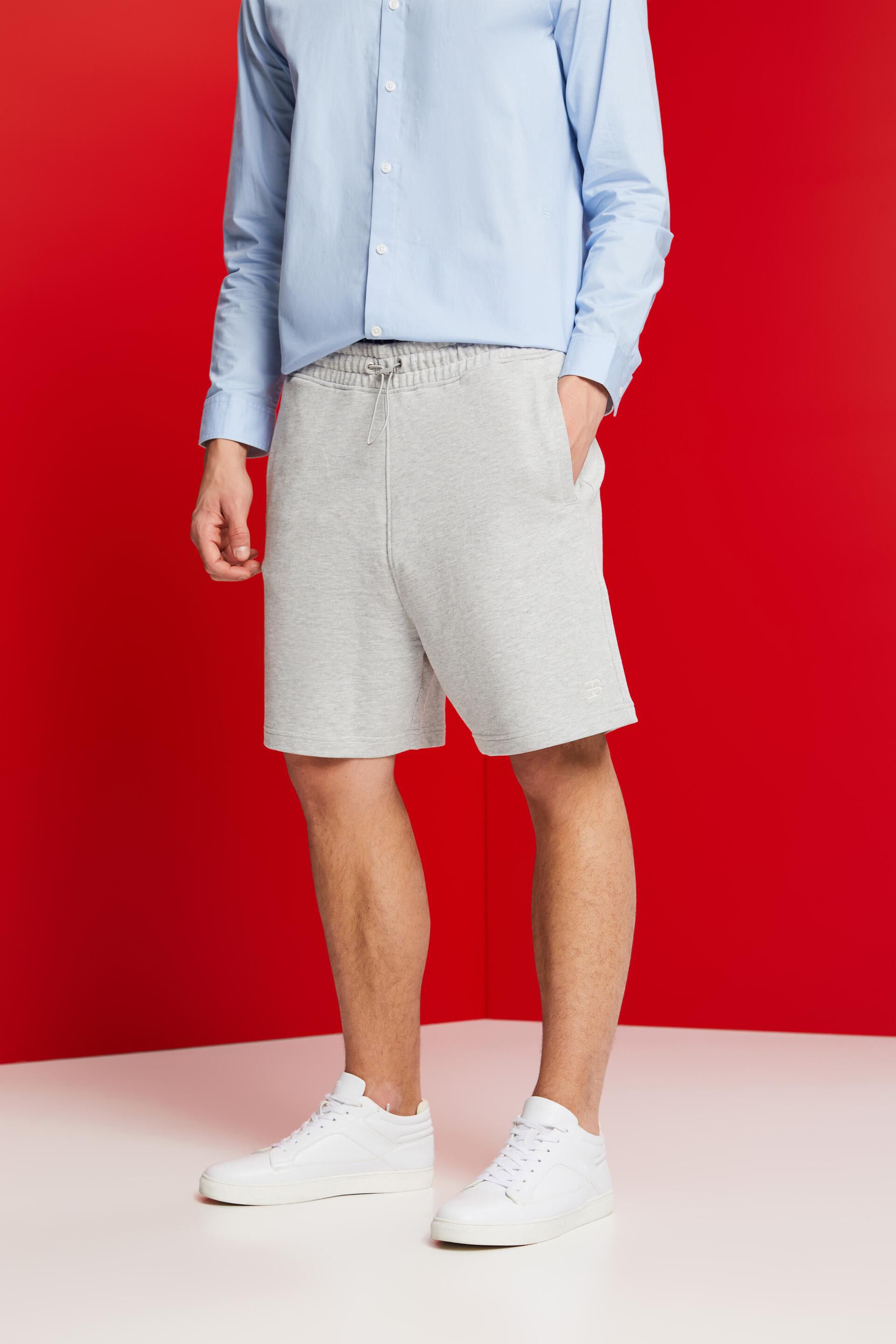 Short en molleton de coton mélangé