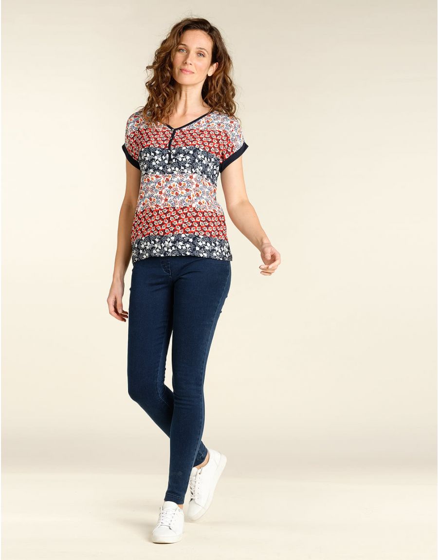 Jean slim jegging brut