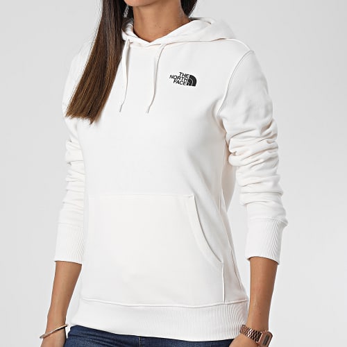 Sweat Capuche Femme Simple Dome Blanc
