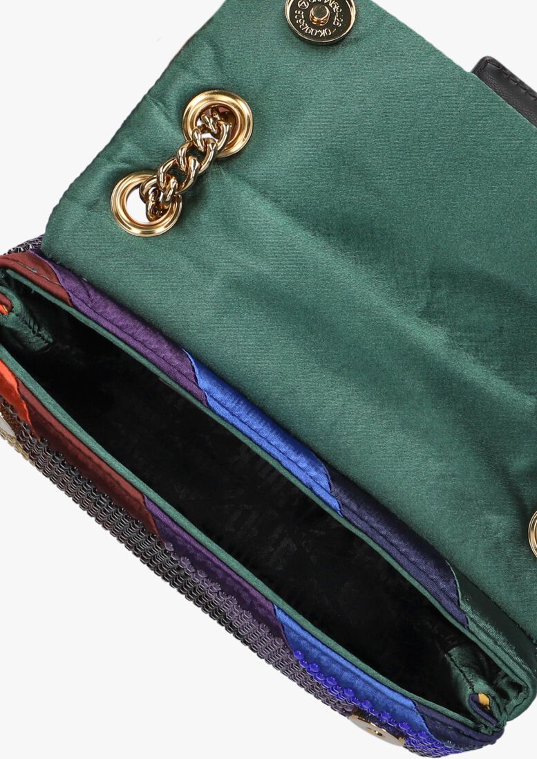 KURT GEIGER LONDON zwarte kurt geiger london schoudertas fabric mini kensington