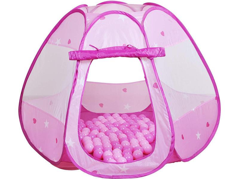 Knorrtoys Bällebad Bella Spielzelt inkl. 100 Bälle Bällebad und Spielzelt inkl. 100 weichen pinkfarbenen Bällen