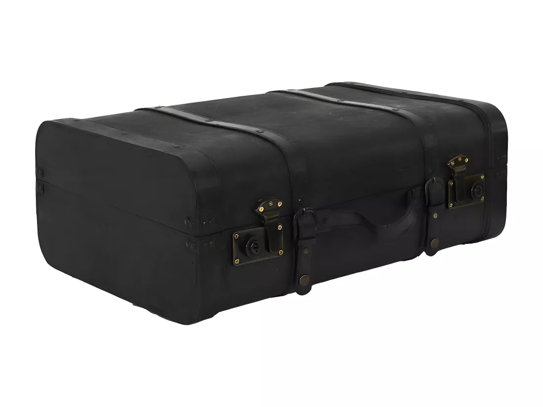 CURTIS - Lot de 2 Malles de Rangement Vintage Simili