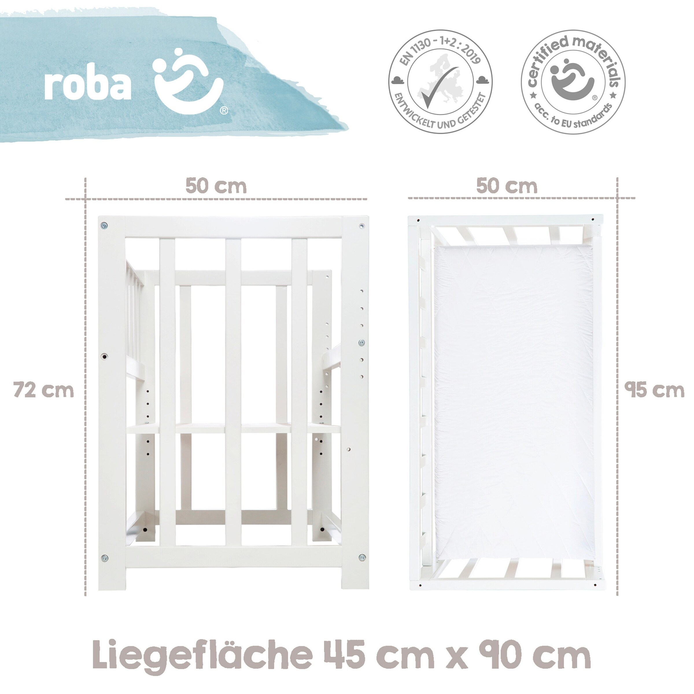 roba Stubenbett 3 in 1 Sternenzauber grau