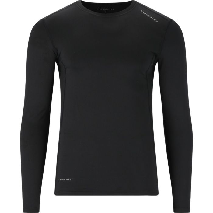 Endurance Herre Trøjer Power Winter LS Tee Sort