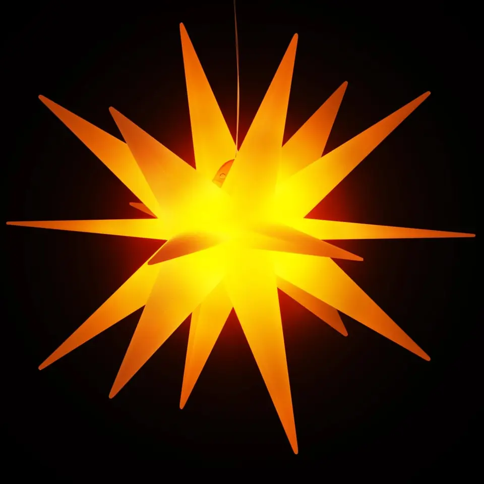vidaXL - Kerstverlichting - Geel - 57 cm
