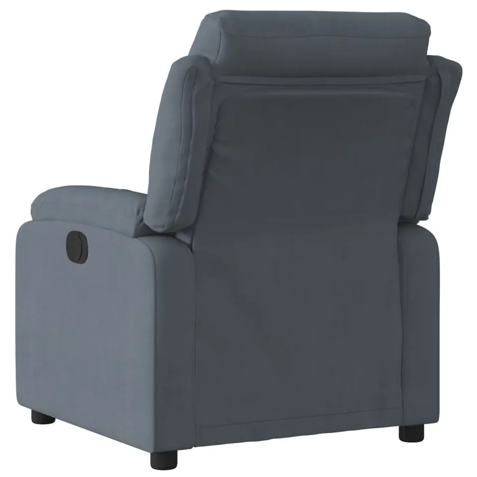 vidaXL - Fauteuil - Grijs - Fluweel