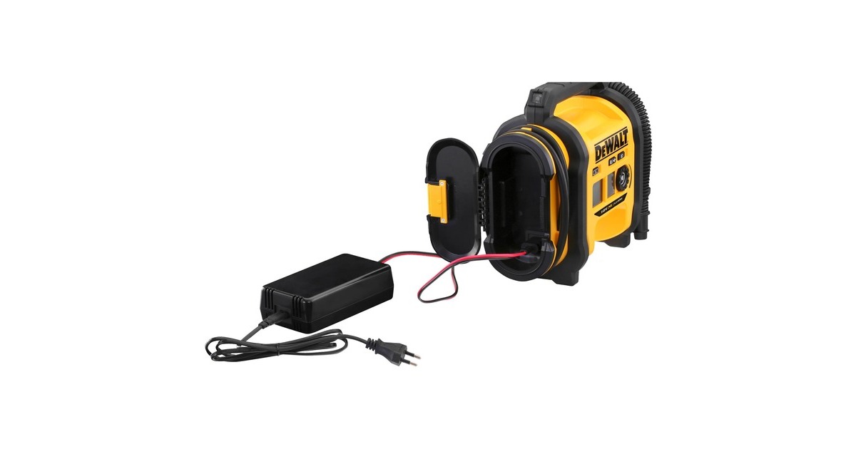 DEWALT18V XR Compacte Luchtpomp DCC018N-XJ  (Geel/zwart, Accu en oplader niet inbegrepen)