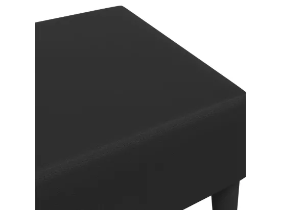 Repose-pied noir 77x55x31 cm similicuir