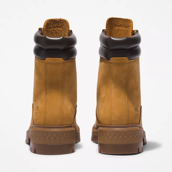 Bota feminina Cortina Valley de 6 polegadas na cor amarela.