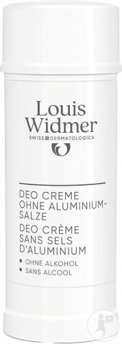 Louis Widmer Deo Crème Sans Sels D'Aluminium Sans Parfum 40ml