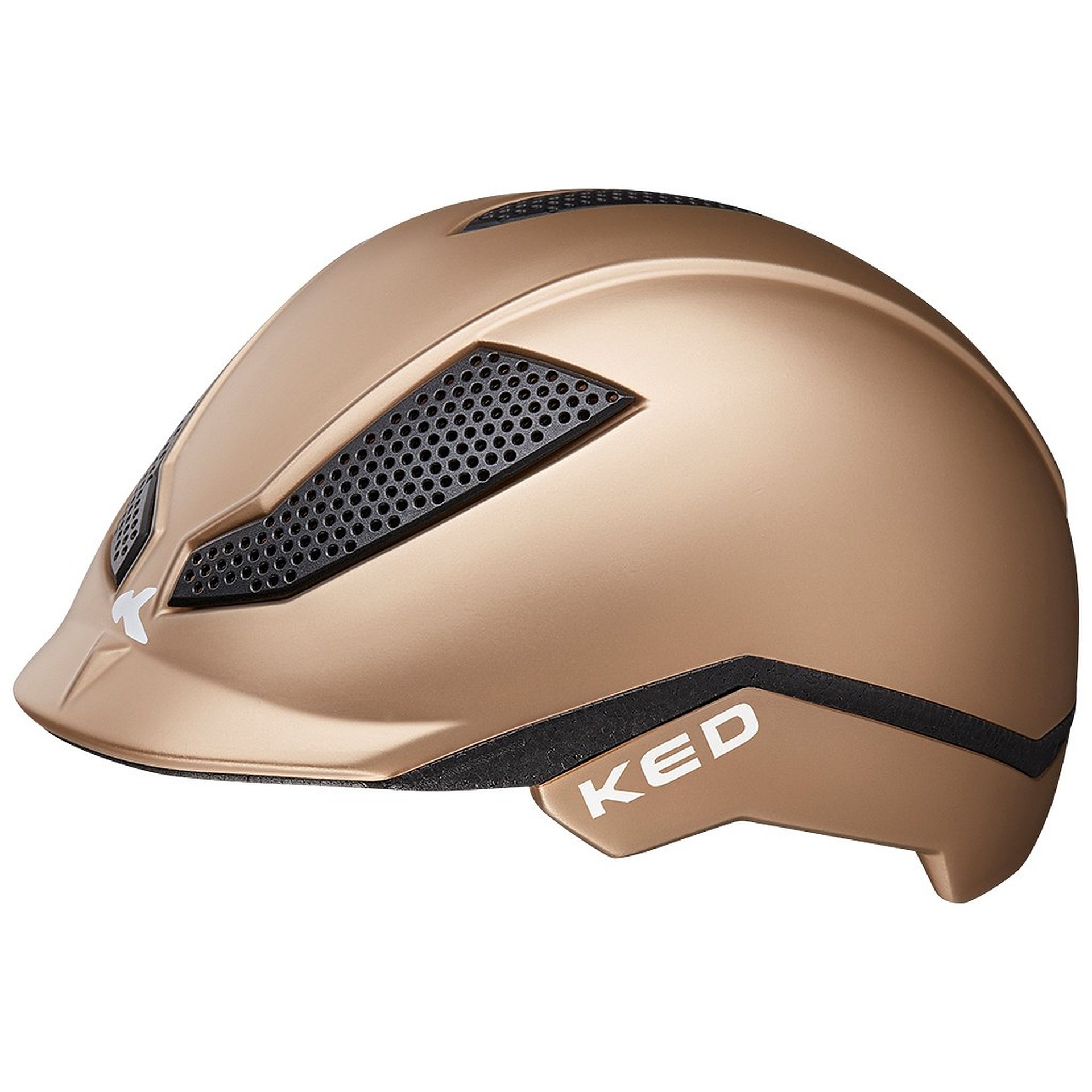 KED Kinder Fahrrad/ReithelmPINA C&R, gold