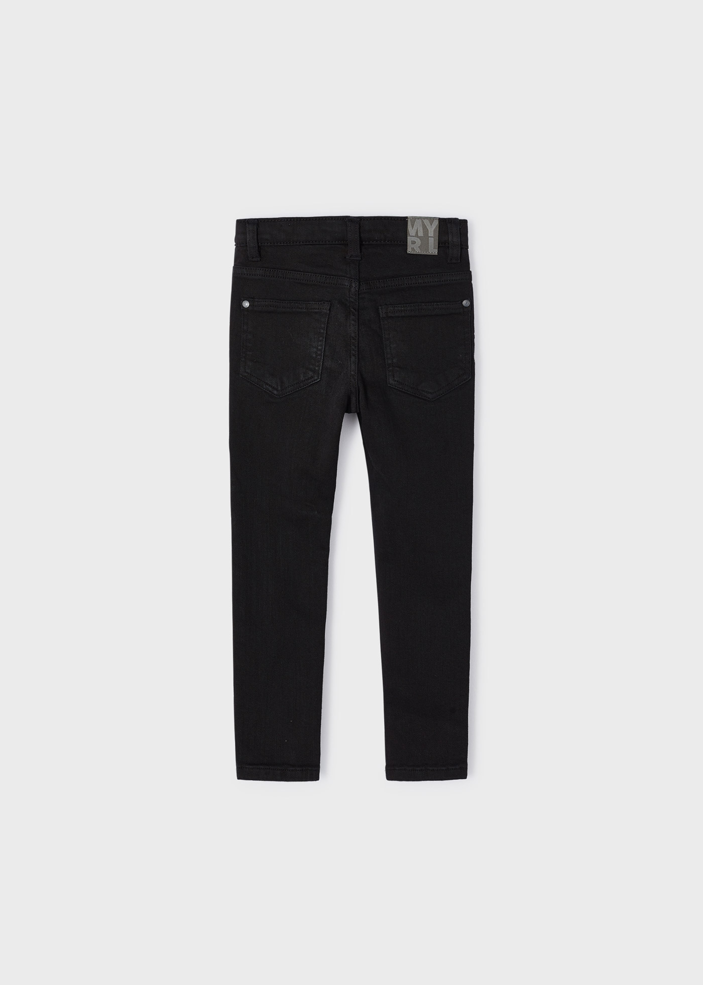 Calças de sarja skinny para menino