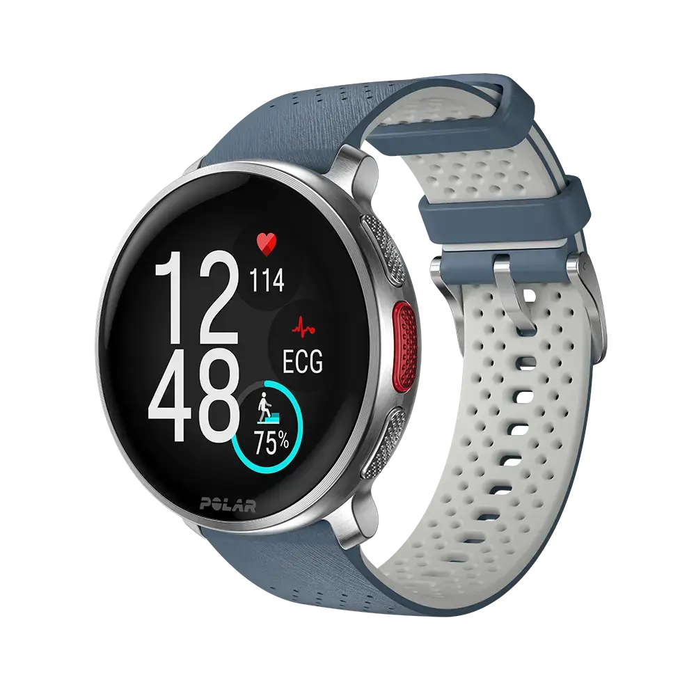 Polar Vantage V3 Sporthorloge Zilver/Blauw S-L