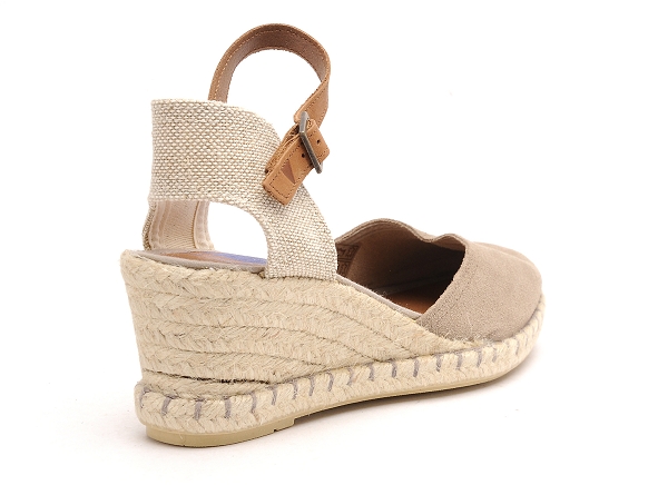 Verbenas nu pieds talons femme malena beige