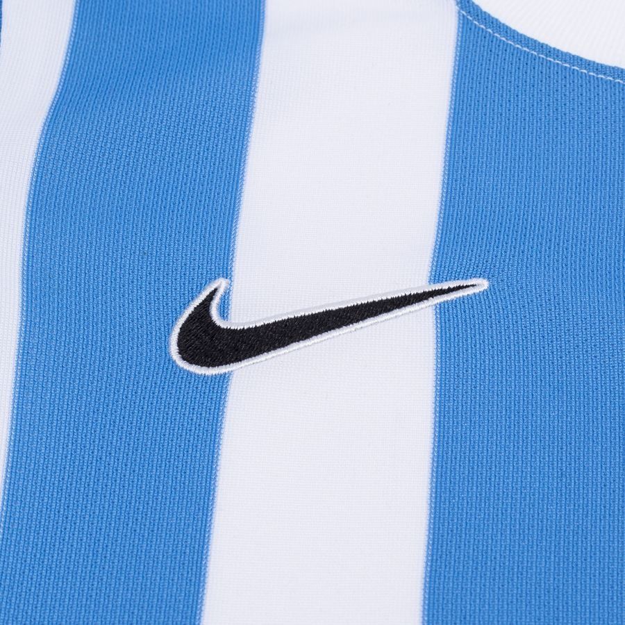 Nike Maillot Dri-FIT Striped Division IV - Blanc/Bleu/Noir Manches Longues Enfant