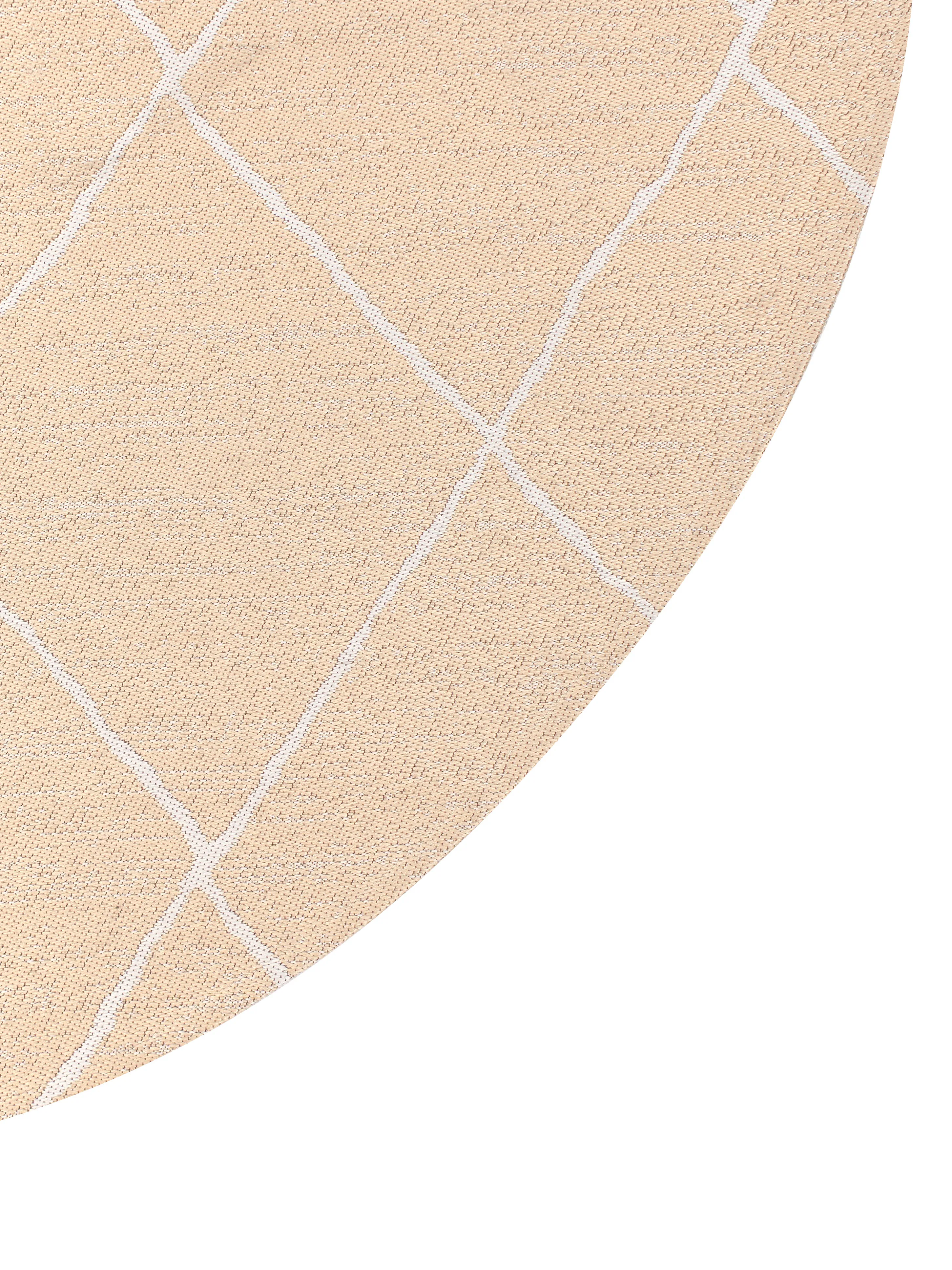Tuintapijt GWALIOR Beige ø 120 cm