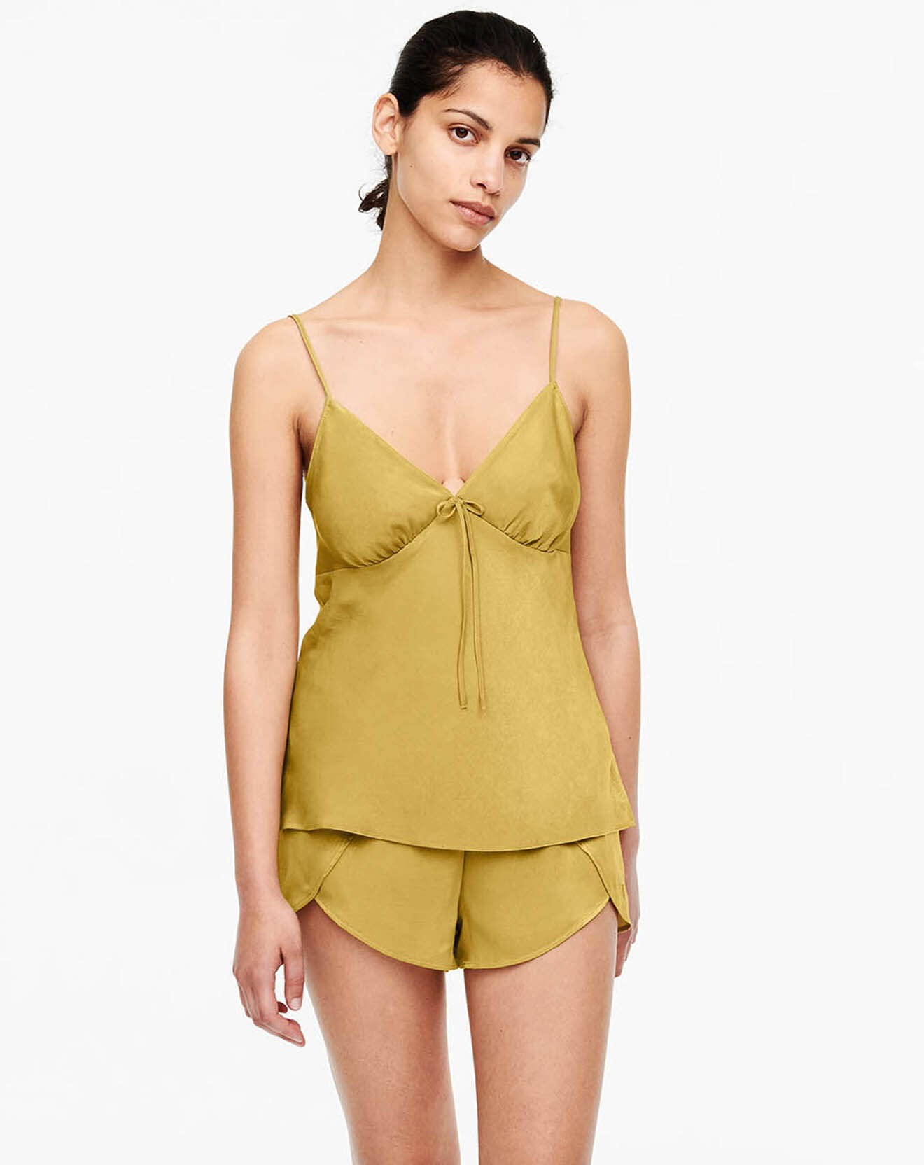Passionata Short de pyjama Mai moutarde