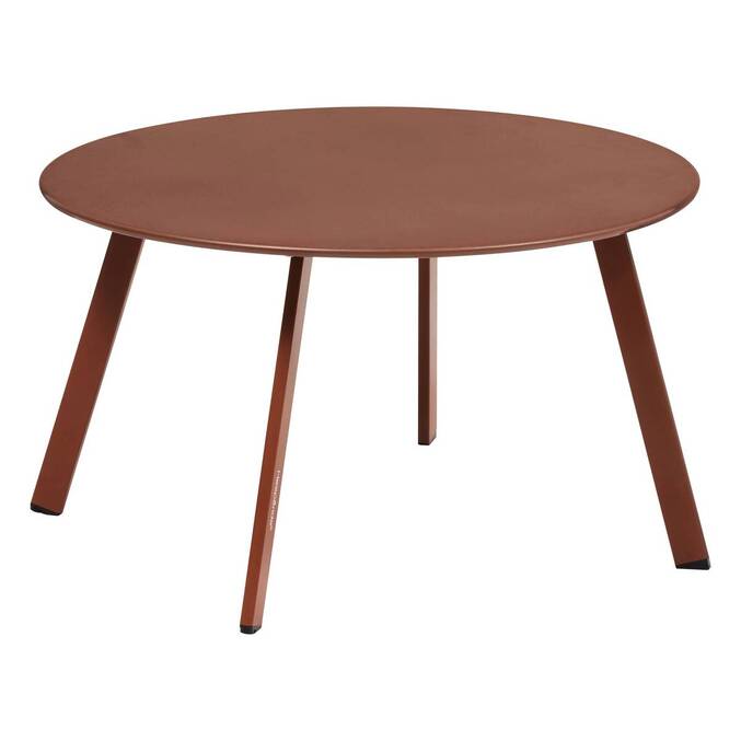 Table d'appoint de jardin ronde SAONA Acajou