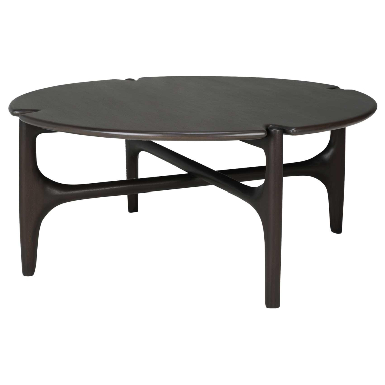 Ethnicraft PI salontafel Ø80 mahonie donkerbruin