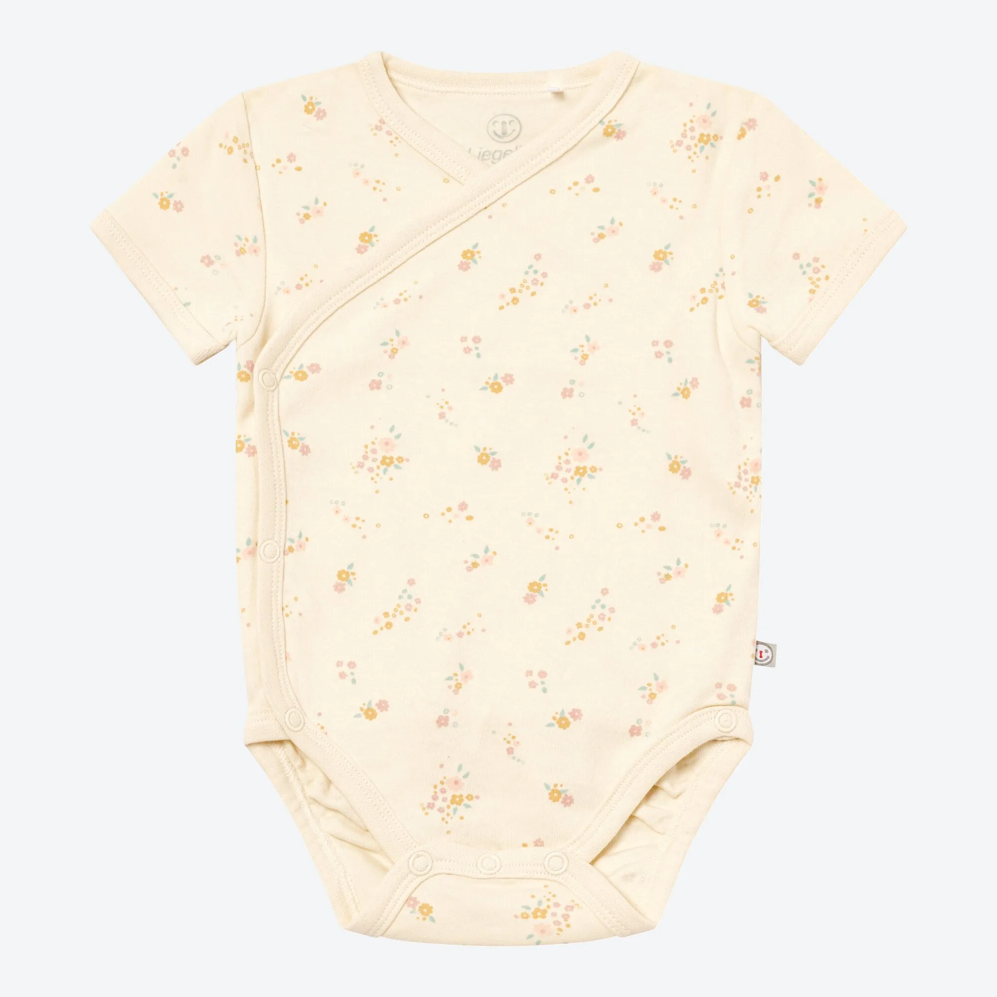 Baby-Mädchen-Wickelbody mit Blumenmuster