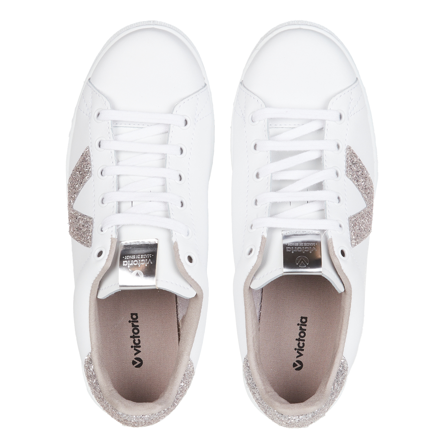 Baskets basses en cuir | Beige