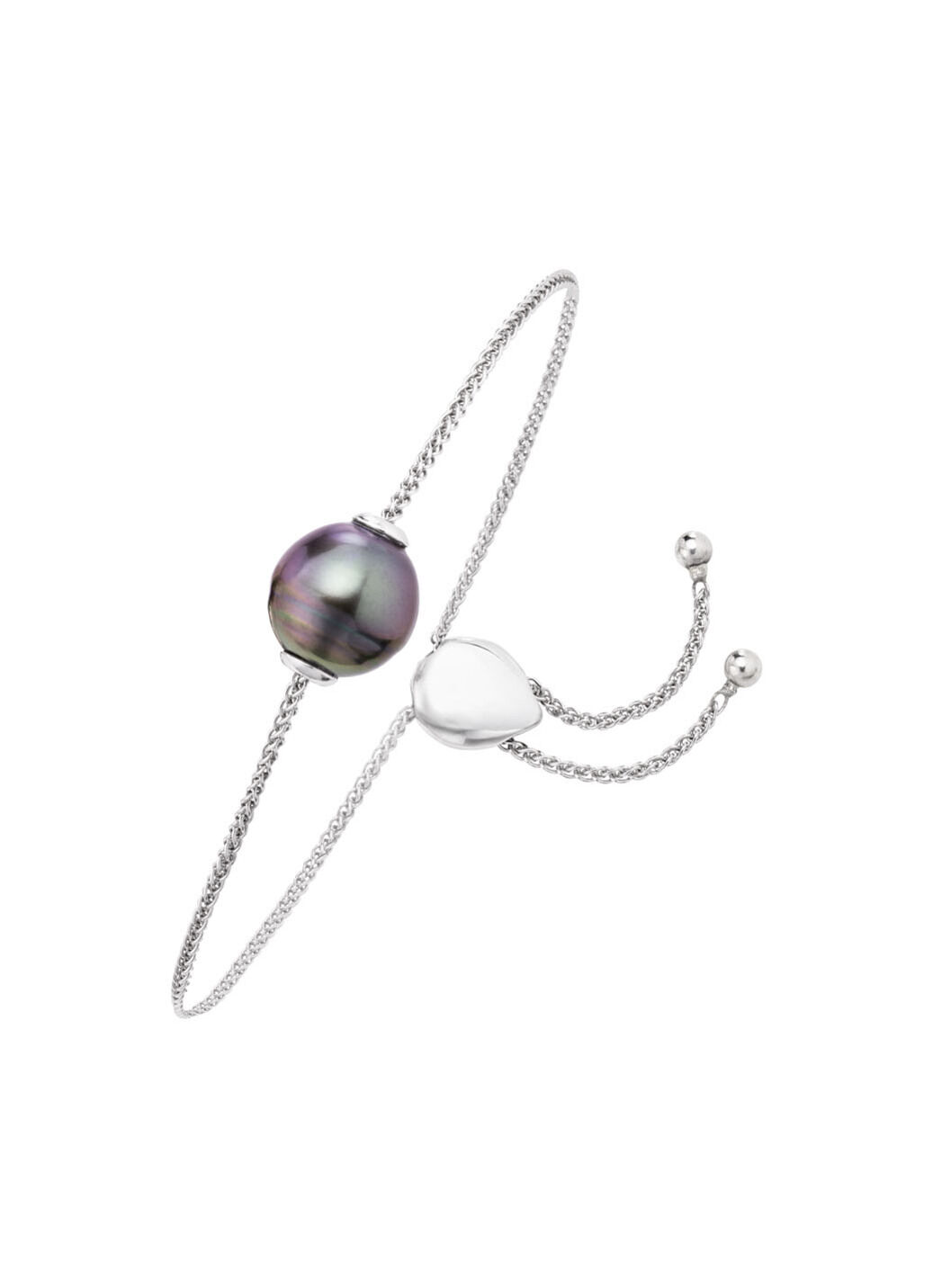 Armband mit Tahiti-Zuchtperle in Barockform