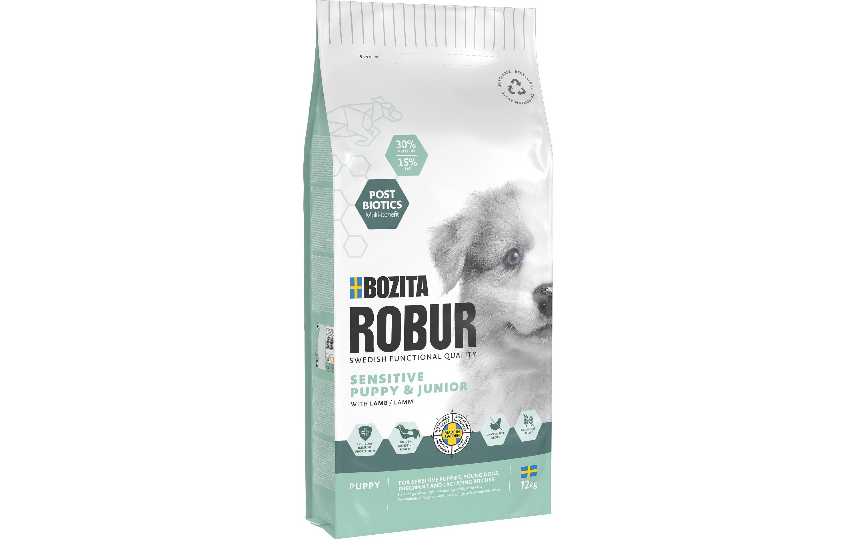 Trockenfutter Robur Sensitive Grain Free Puppy 12 kgAlleinfuttermittel für Junghunde