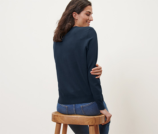 Feinstrick-Cardigan