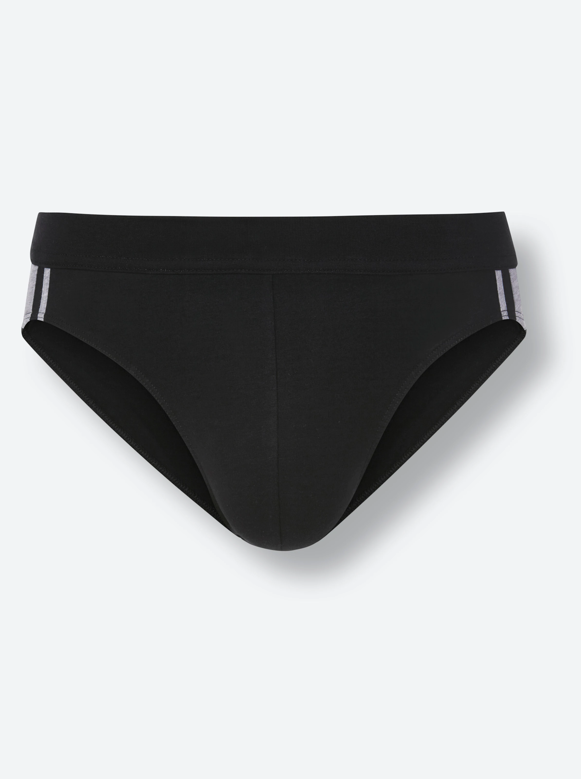 Schiesser Slip in schwarz