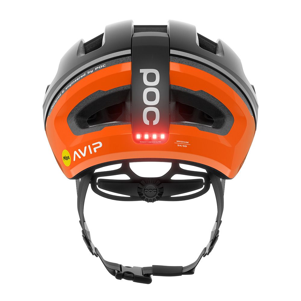 Poc OMNE BEACON MIPS - Casque VTT fluorescent orange avip/uranium black matt