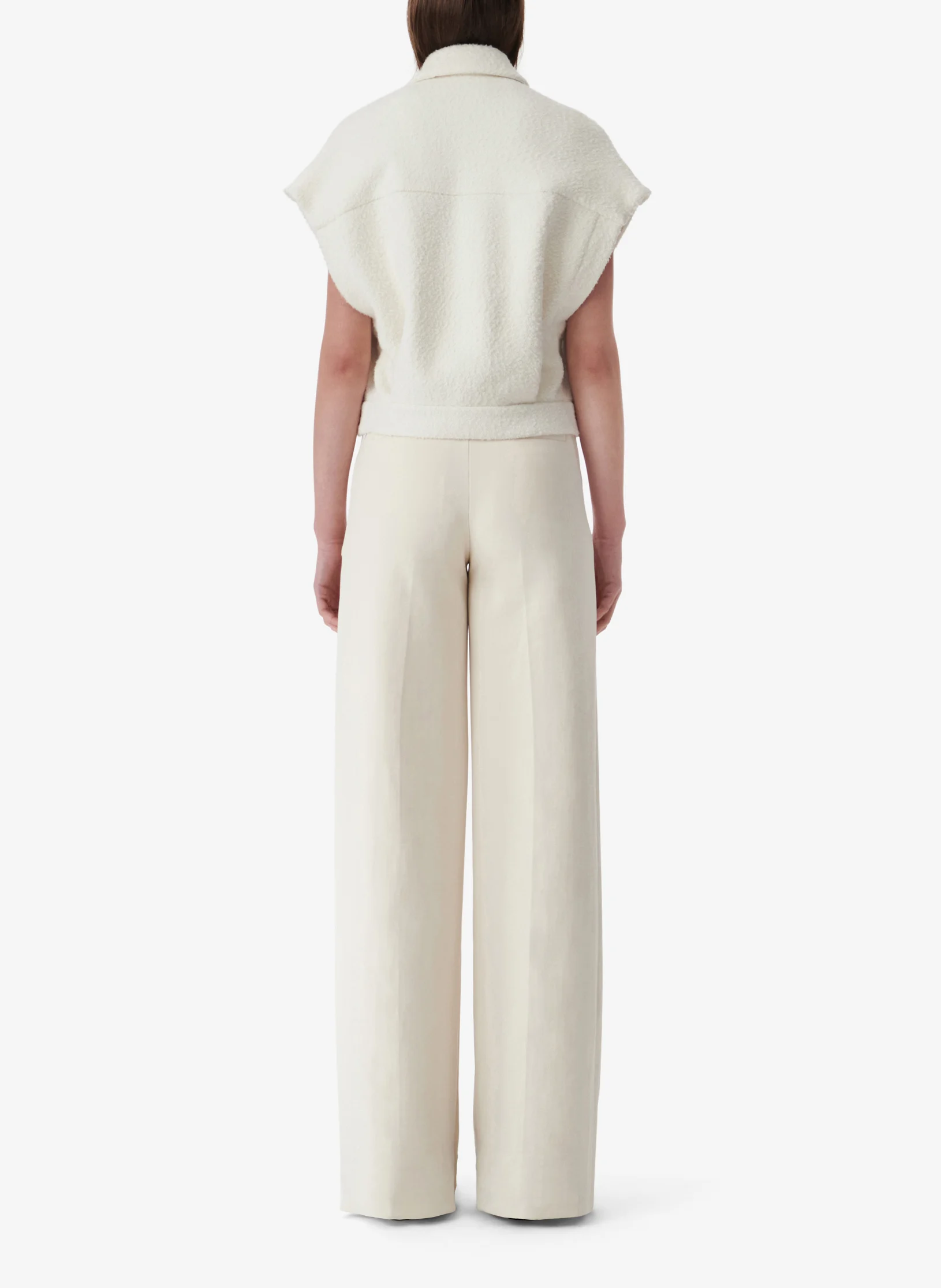 JAINE - Veste ample col classique | Beige