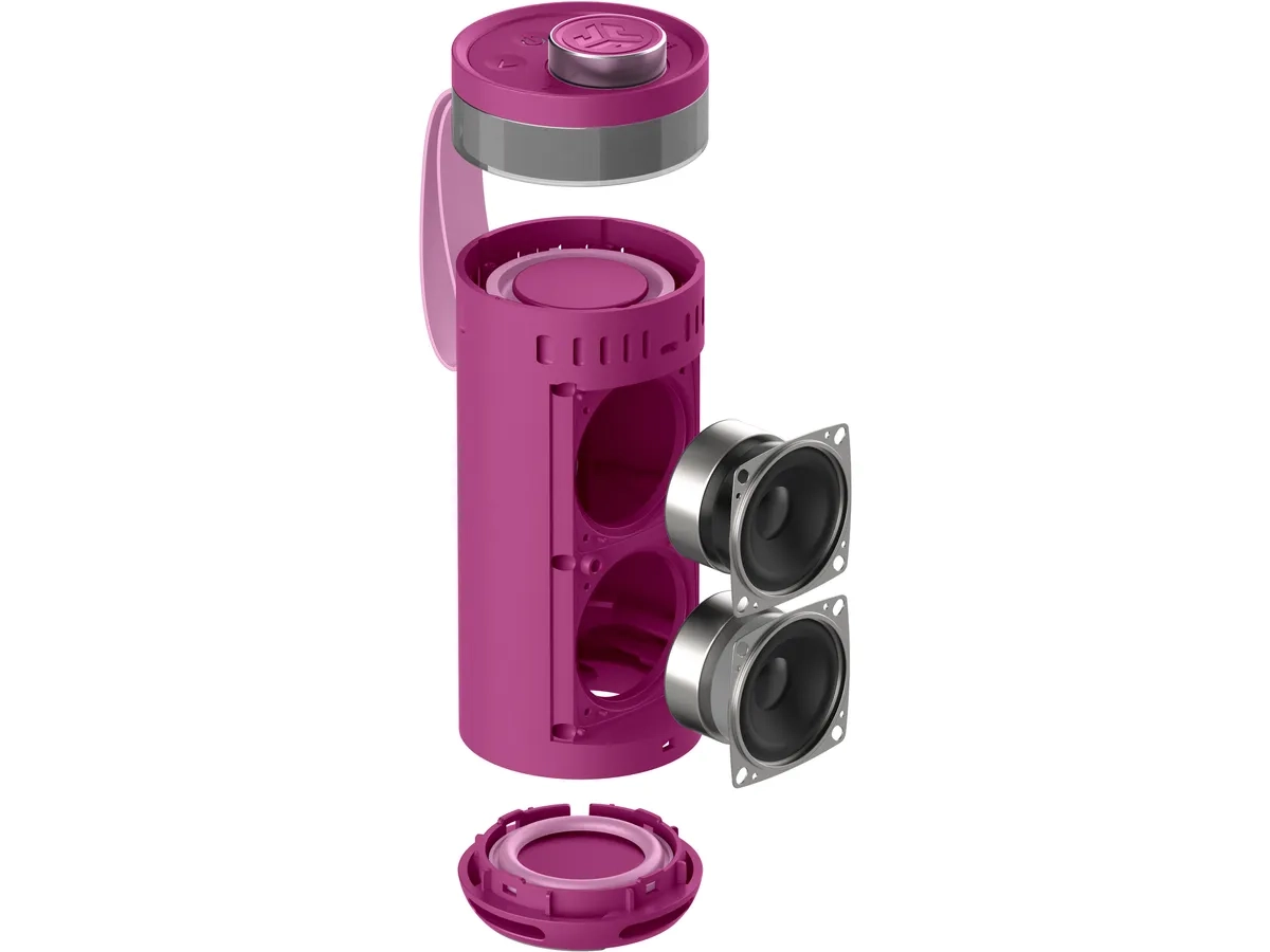 GO Party Wireless Bluetooth Lautsprecher mit RGB Beleuchtung und IPX6 (IEUSBGORMUL82) - Mulberry