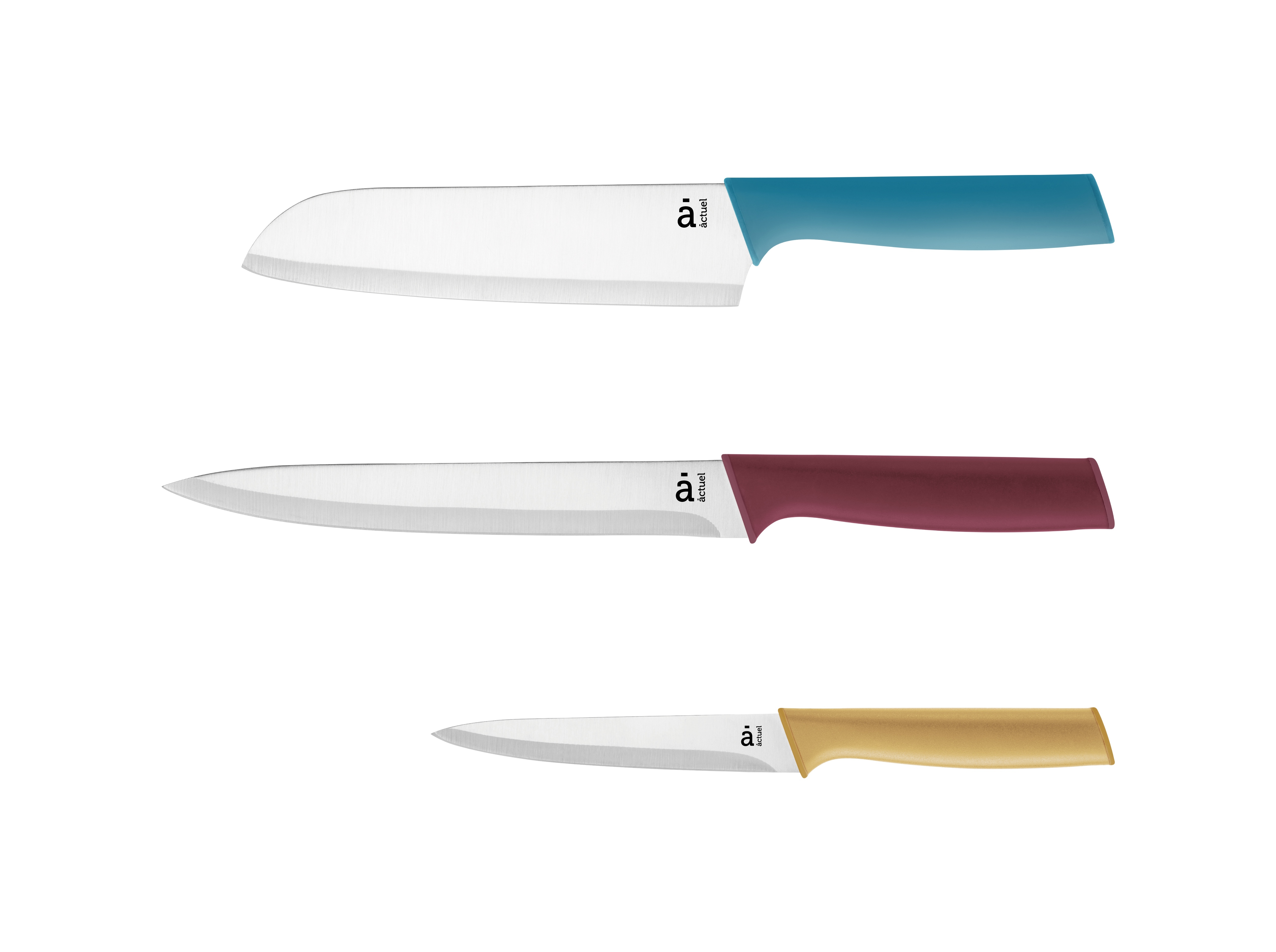 CONJUNTO 3 FACAS COZINHA ACTUEL