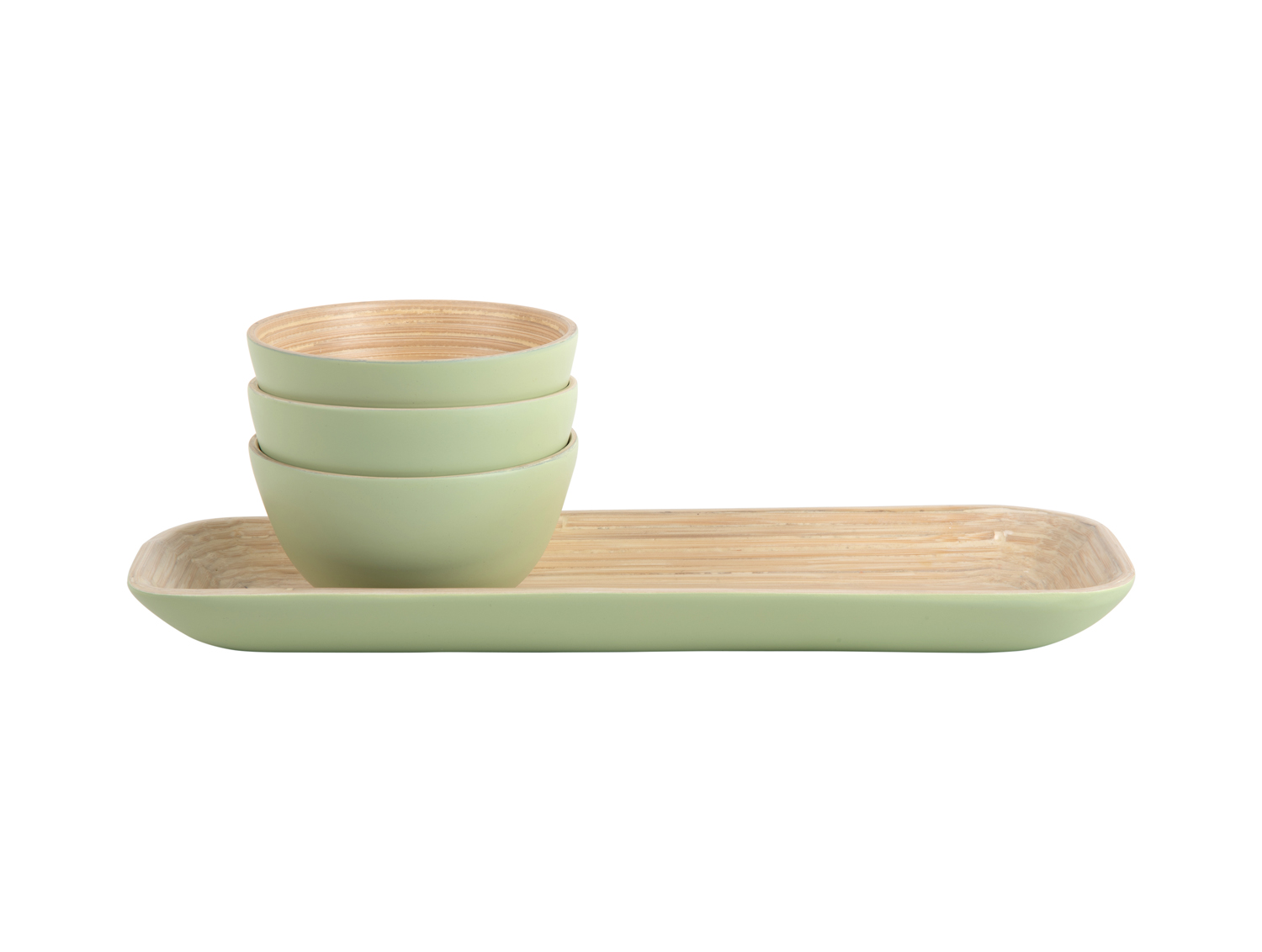 Snack set Puro bamboo soft green