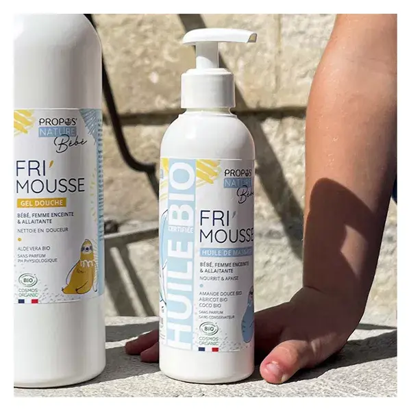 Propos'Nature - Óleo de Massagem Orgânico Fri'Mousse - Bebê e Gestante - 200ml