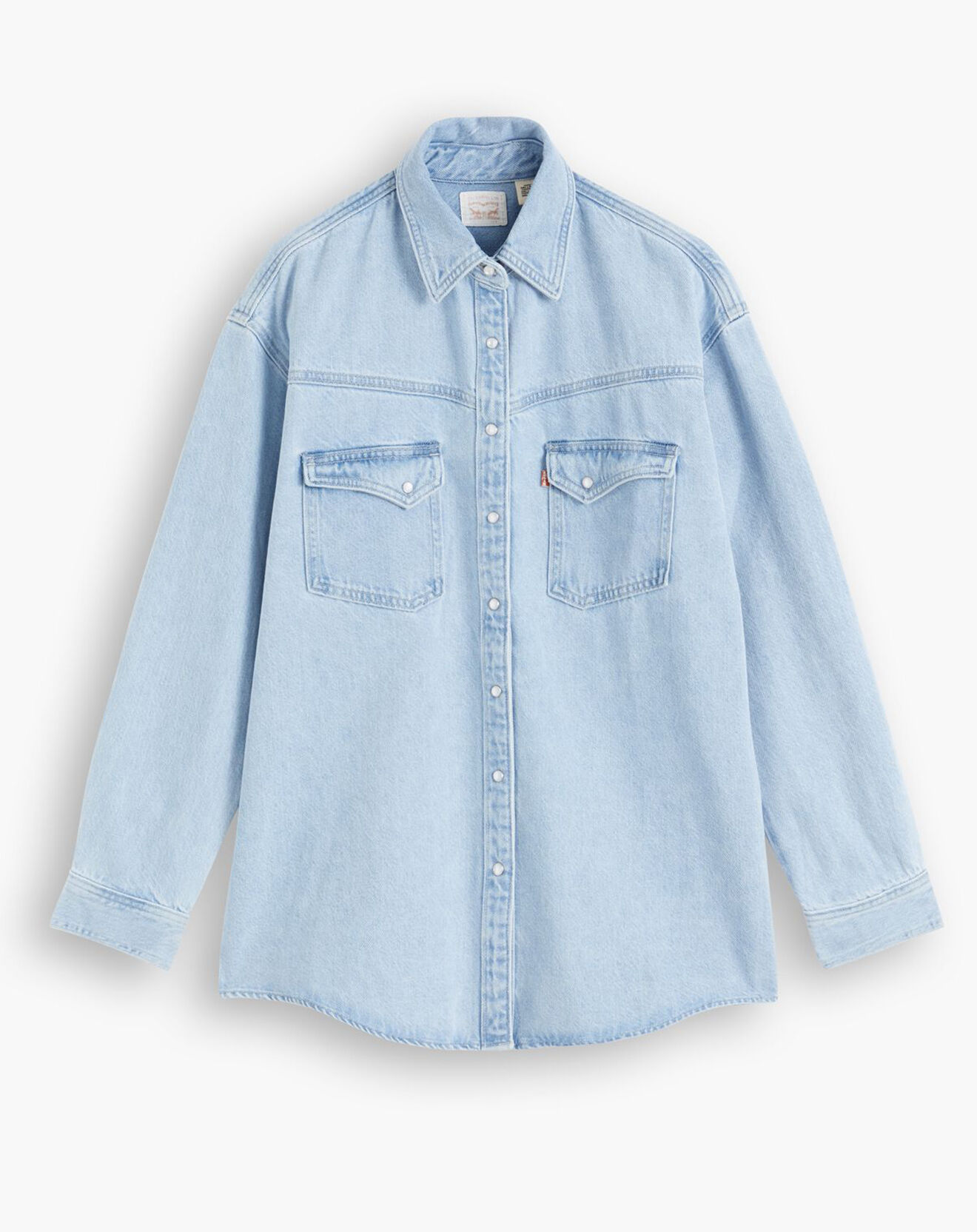 Levi's® Chemise en jean Dorsey Xl oversize Western bleu clair