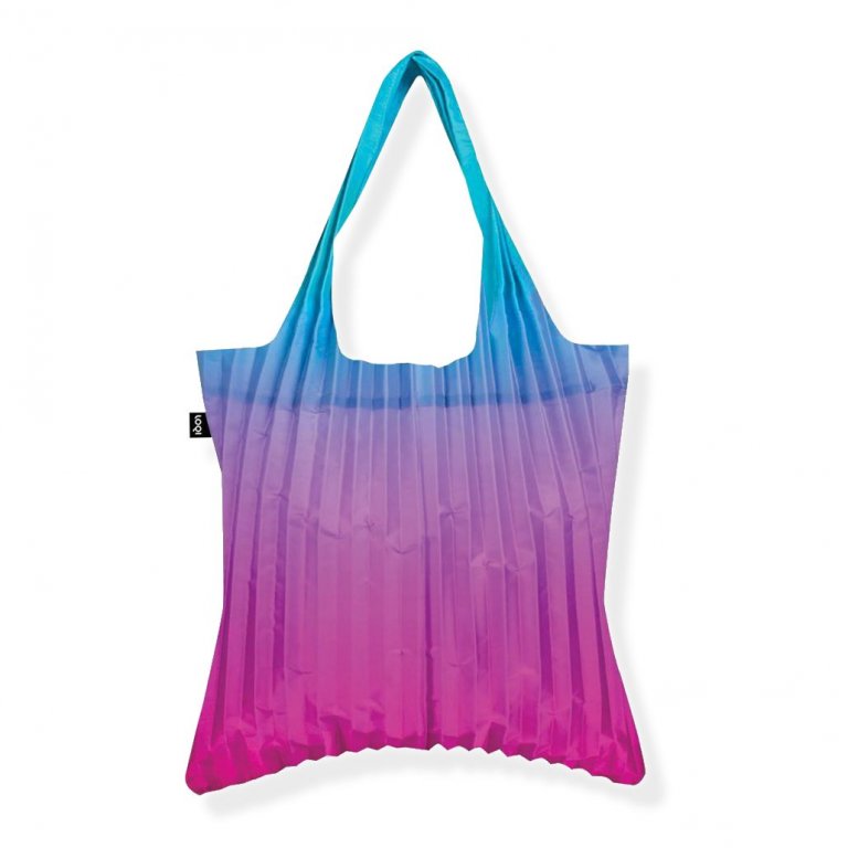 Loqi Einkaufsbeutel Pleated Rainbow