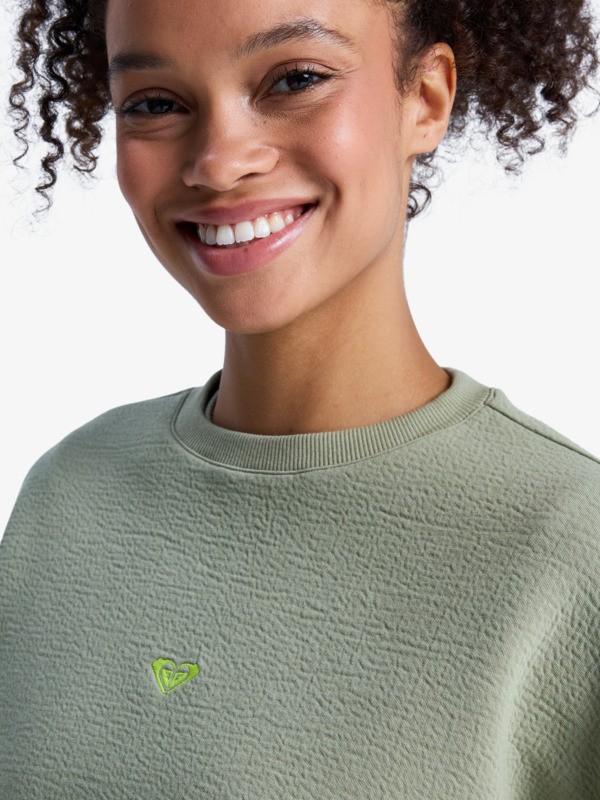 Rise & Vibe Sweat de sport Vert Femme