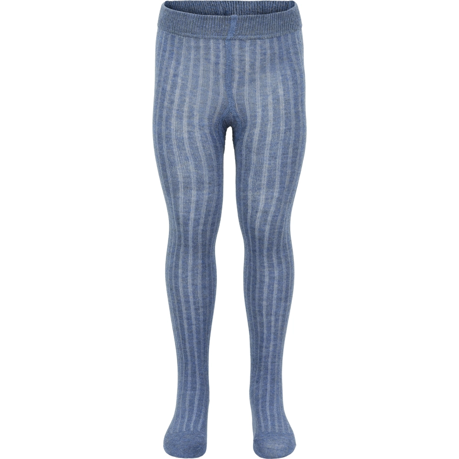 Minymo Strumpfhosen 2er Pack Blau Melange