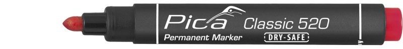 Pica 520/40 Permanent Marker 1-4mm rond rood